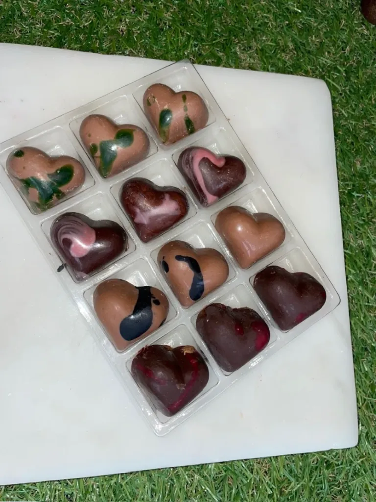 Assortiment de coeurs fourrés