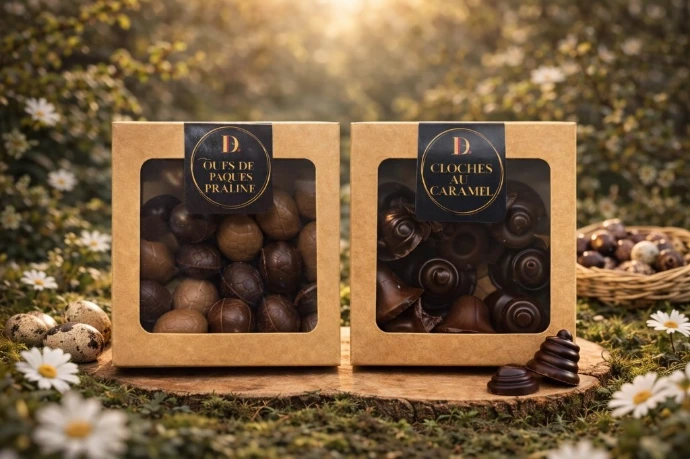 Petits Oeufs Fourrés Praliné