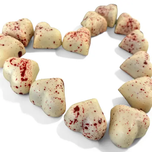 Coeur Blanc Framboise
